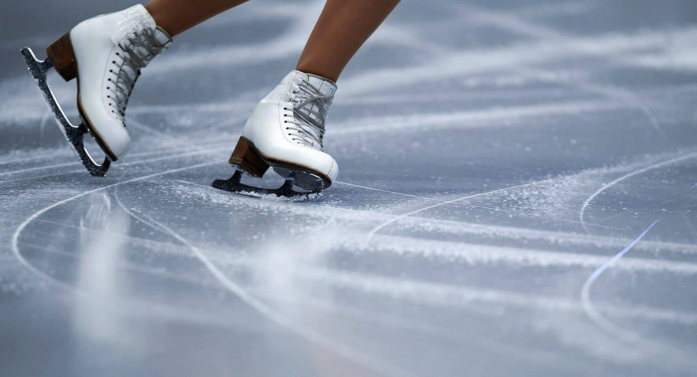 Коньки Ice Skating синие